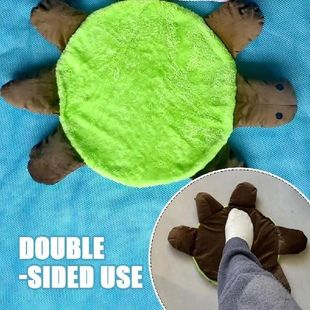 1PCS Feet Mop Mat Turtle Design Washable Cloth For Home Indo