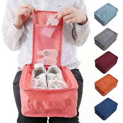 Travel Shoe Bags Portable Large Waterproof With Zipper Closu