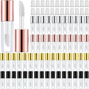 100Pcs 1.2ml Mini Lip Gloss Tubes with Wand Empty Travel Bot
