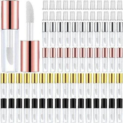100Pcs 1.2ml Mini Lip Gloss Tubes with Wand Empty Travel Bot