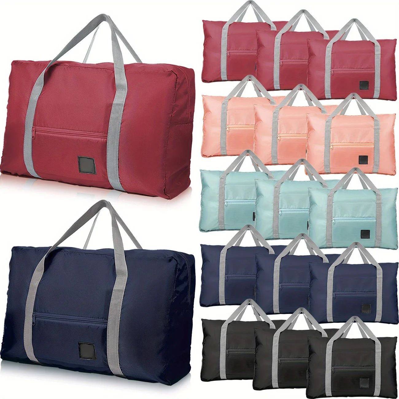 Foldable Travel Duffel Bag for Airlines Carry on Bag for Wom