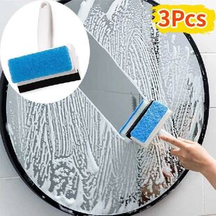Glass Sided Double Wip Cleaning Brush Sponge Multifunctional