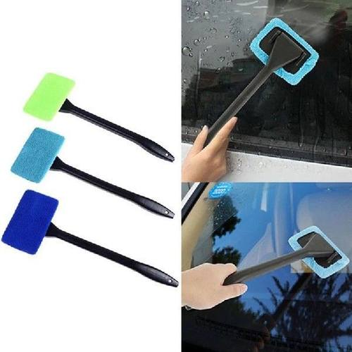 Car Window Cleaner Brush Kit Long Handle Windshield Wiper In