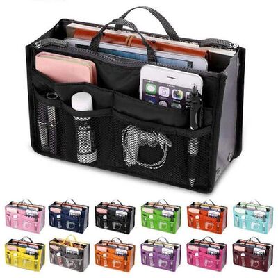 Bag Women's Nylon Travel Insert Organizer Handbag Purse Larg
