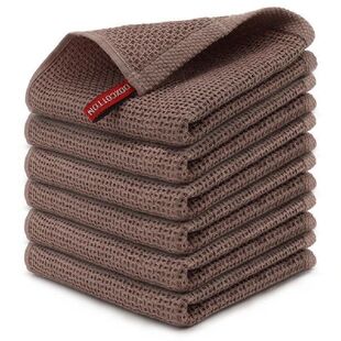 4/6Pcs Cotton Dishcloth Soft Absorbent Kitchen Towel Househo