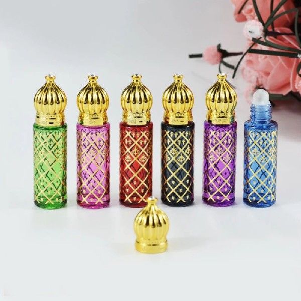 8ml Perfume Rolling Bead Bottles Electroplating Process Refi