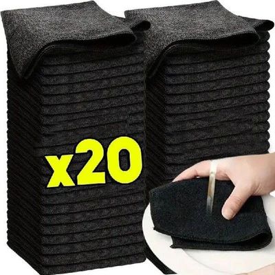3/12pcs Thicken Microfiber Car Cleaning Towels Soft Quick Dr