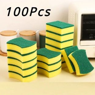 Sponge Kitchen Nano 100 Magic Dishwashing Emery Clean 20pcs