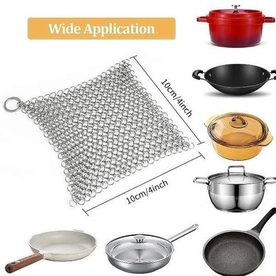 1PC Kitchen Cleaning Ring Stainless Steel Cleaner Chainmail