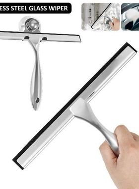 Stainless Steel Shower Squeegee with Suction Cup Window Glas