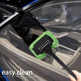 Car Windshield Cleaning Brush Kit Interior Auto Glass Cleane