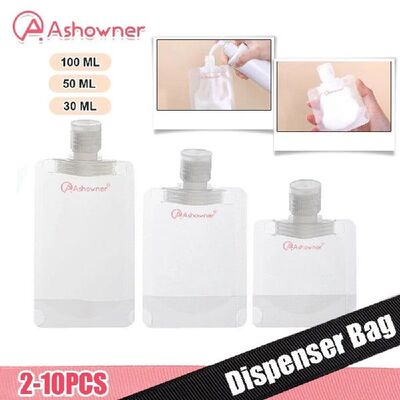 30/50/100ml Dispenser Bag Liquid Lotion Portable Travel Pack