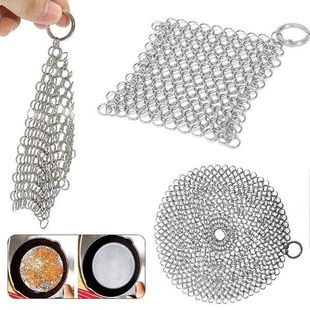 Kitchen Cleaning Ring Stainless Steel Cleaner Chainmail Scru