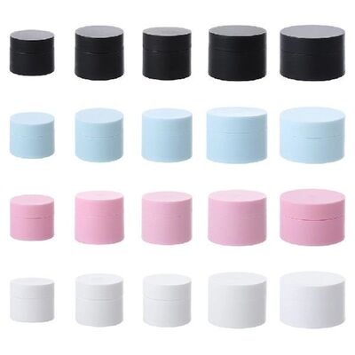 1PC Round Refillable Bottles Plastic Empty Cosmetic Jar Make