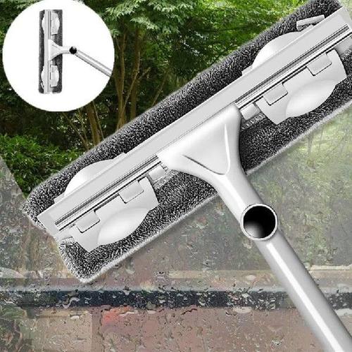 Glass Cleaning Mop Telescopic Rod Window Cleaning Tools Wind
