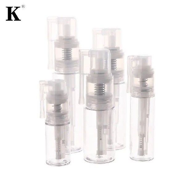 Refillable 14-60ml Powder Atomizer Bottle Travel Sprayer Con