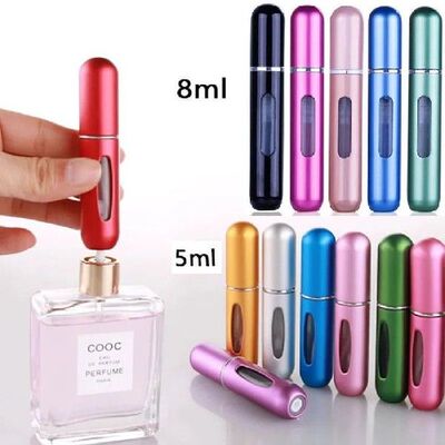 8/5ml Perfume Refill Bottle Portable Mini Refillable Spray J