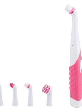 Cleaning Brush with 4In1 Multiple Brush Heads,Indoor Househo