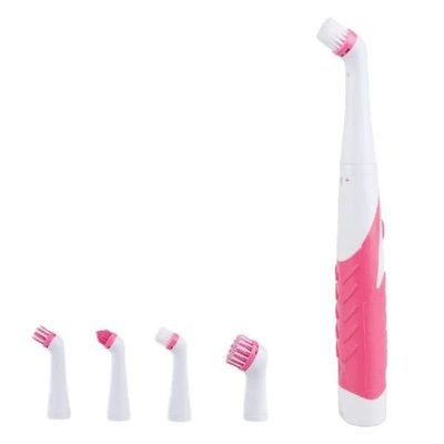 Cleaning Brush with 4In1 Multiple Brush Heads,Indoor Househo