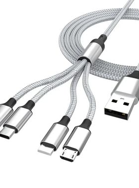 Multi Charger Cable 4In1 Charging Cable USB Quick Charge To Android Iphone Type C Charger for Iphone