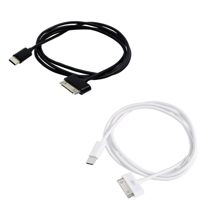 USB Type C to 30Pin Charging Cable for Phone 3G/3GS for Phone 4/4S for Pad 1 for Pad 2 PVC Data Sync