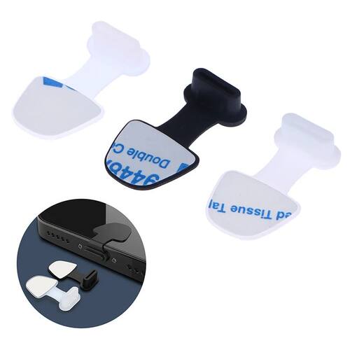 10Pcs For Type-C Port Protector Silicone Dustplugs Cover Ant