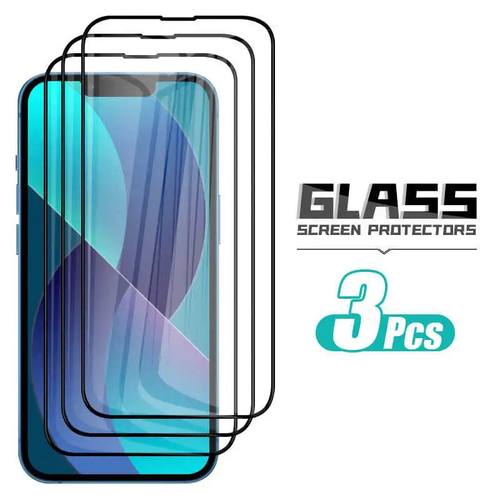3Pc Sheets Screen Protector Glass For iPhone 13 14 15 Pro Max Plus 12 11 Pro Full Cover Tempered Gla