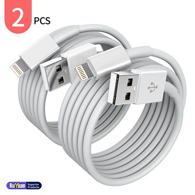 2pcs for iPhone charger cable lightning data cable original MFi certified USB A charging cable suita