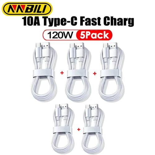 New 1-5pcs 10a 100w Type C Super Quick Charging Cable Data Cord For Huawei vivo oppo Quick Charing U