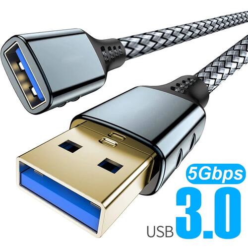 3m Extension Cable USB 3.0 Female To Male Extender Cord High-Speed Transmission Data Cable forPc Lap