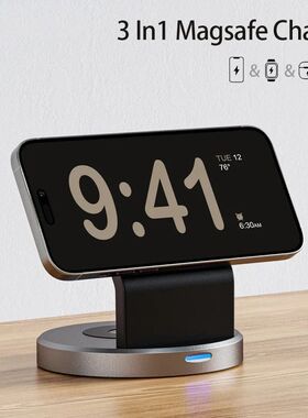 3In1 Magnetic Wireless Charger Stand For iPhone 16 15 14 13