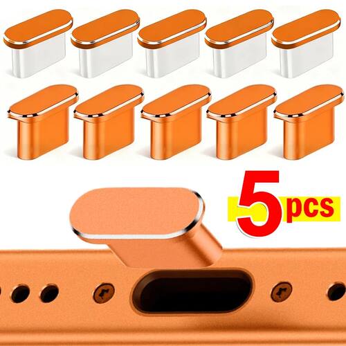 1-5Pcs Metal Dust Plug for IPhone 17 18 Pro Max 18pro Univer