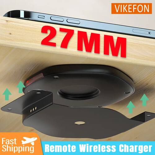 Invisible Wireless Charger 27mm Under Table Charger Furnitur