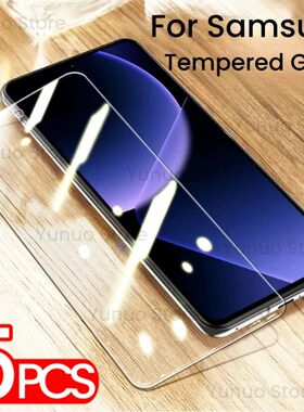5PCS Tempered Glass For Samsung Galaxy A53 A51 A73 A12 A71 5G Anti Scratch Front Film Screen Protect
