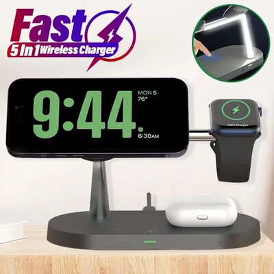 3In1 Wireless Charger Stand Magnetic For iPhone 12 13 14 15