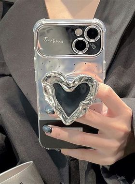 INS Cute 3D Metal Love Heart Phone Holder Grip Tok Griptok F