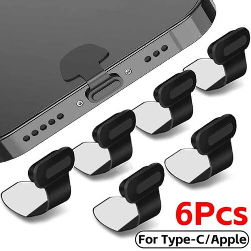 Charging Port Anti-Dust Dirt Plug for iPhone Apple For Huawe