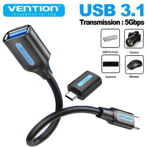 OTG USB Type C 3.1 3.0 5GB Transfer Adapter to USB A Female Data Reader Converter for Samsung iPhone