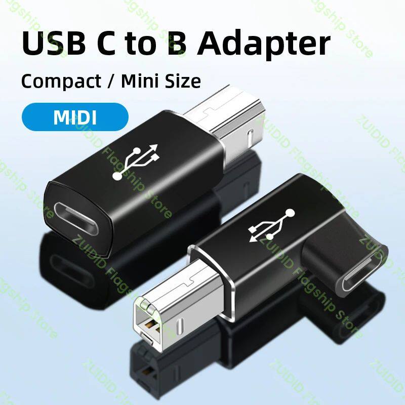 USB 2.0 Printer Adapter USB Type C to Type B Male For Printe