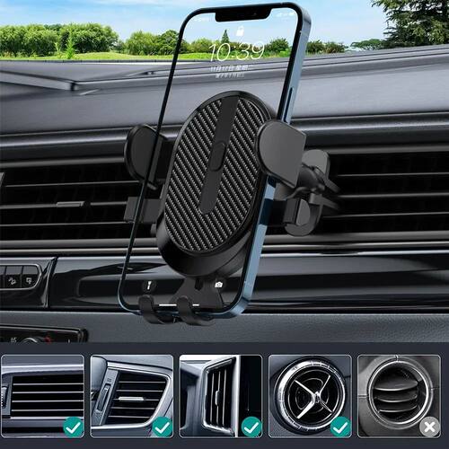Universal Car Phone Holder Stand Auto Clamp Strong Grip 360