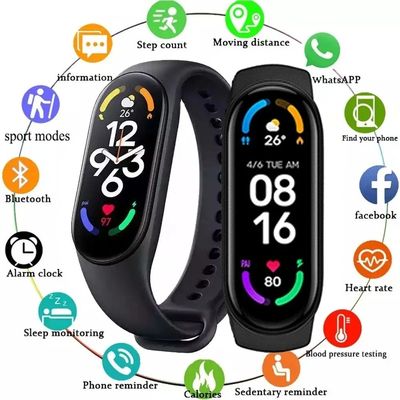 M7 Smart Watch Men Women Smartband Heart Rate Smartwatch Fit