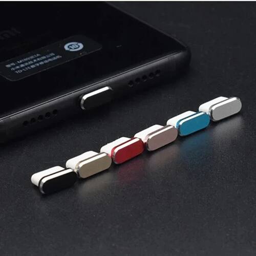 Metal Type C Dust Plug USB Charging Port Protector Anti Dust