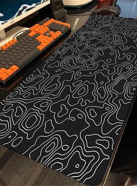Large Gaming Mouse Pad XXL Strata Liquid Desk Mat Non-Slip R