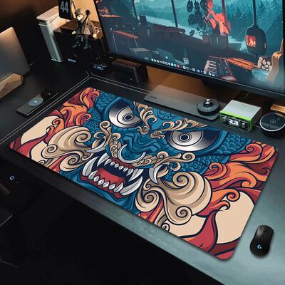 Chinese Beast Mouse Pad Gamer XXL Rubber Laptop Computer Gam