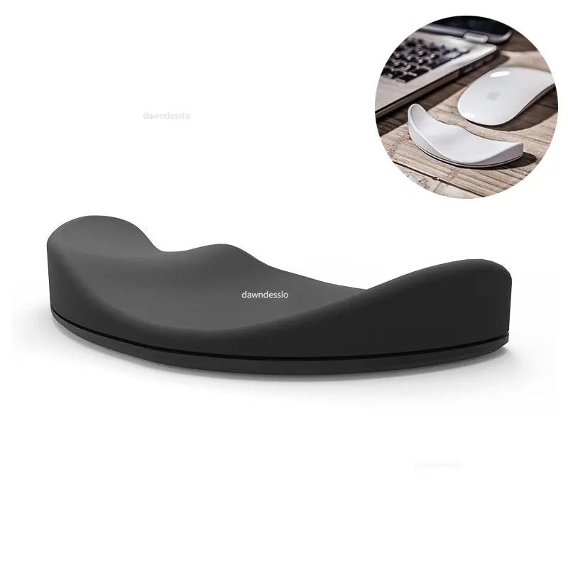 Ergonomic Mouse Pad Wrist Pad Silicon Gel Non-slip Streamlin