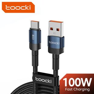 6A USB To Type C Cable for Huawei PD 100W Quick Charging Cha