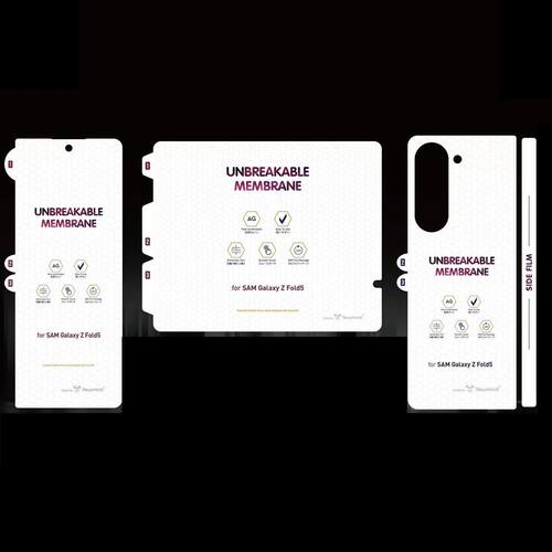 4In1 Matte Inner Outer Screen Protector for Samsung Galaxy Z Fold 5 4 3 Back UnBreakable Membrane HD
