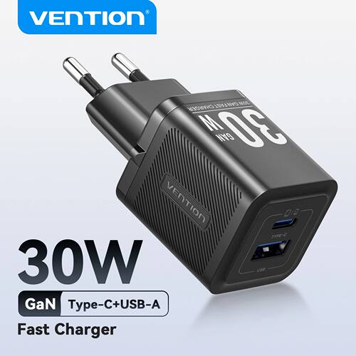 30W GaN Charger PD 3.0 QC4.0 USB C Charger For iPhone 16 15 14 Pro Samsung S25 15 14 iPad Air Pro Ph