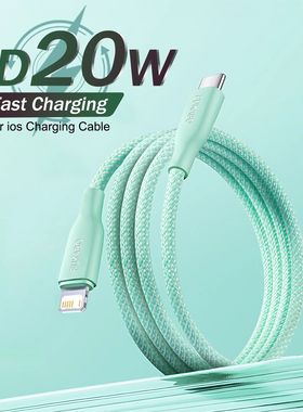 PD 20W Cable FUKABO For iPhone 13 12 14 USB Type C Quick Charging 11 Pro Max XS Weaving Style Cables