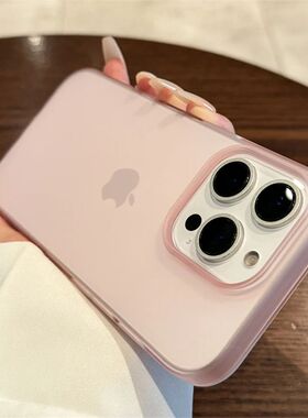 Soft Matte Candy Transparent Phone Case For iPhone 16 15 14